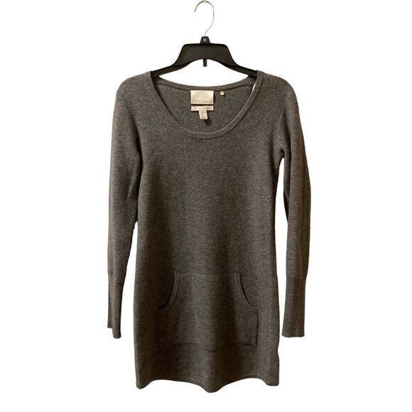 Cynthia Rowley Dresses & Skirts - Cynthia Rowley Cashmere Sweater‎ Dress Size XS Gray 2-Ply Luxe Pockets
